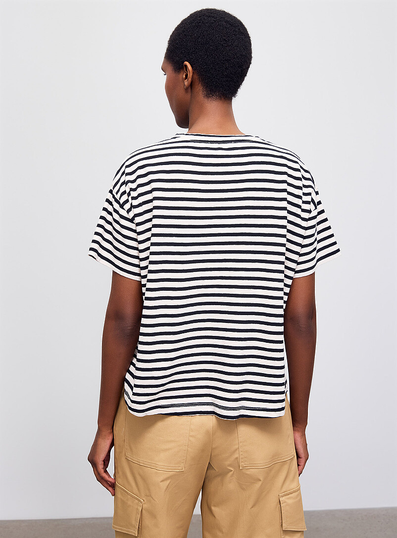 Tooli pinstriped boxy-fit T-shirt product image 2
