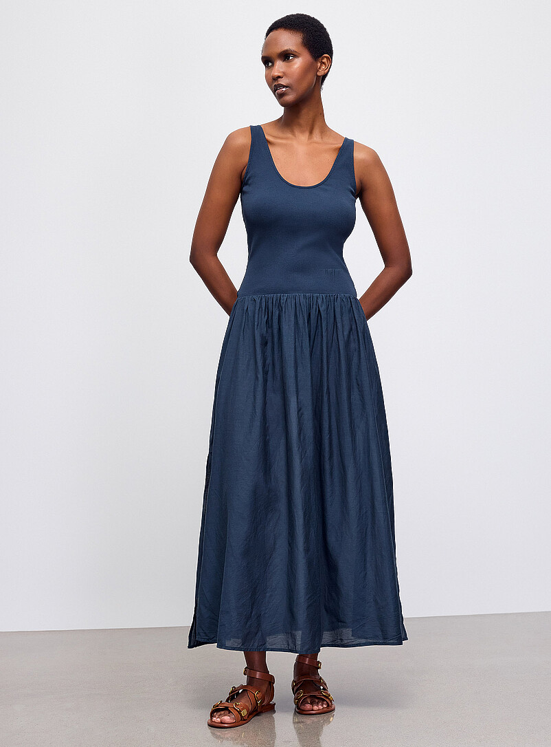 Salao Dual-Material Ballerina Dress