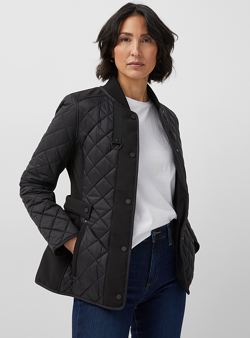 Diamond-quilted fitted jacket | Moose Knuckles | | Simons