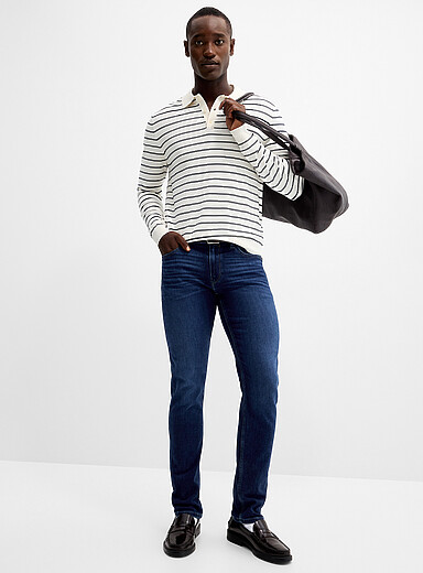 Paige Blue Lennox dark-blue jean <b>Slim fit</b> for men