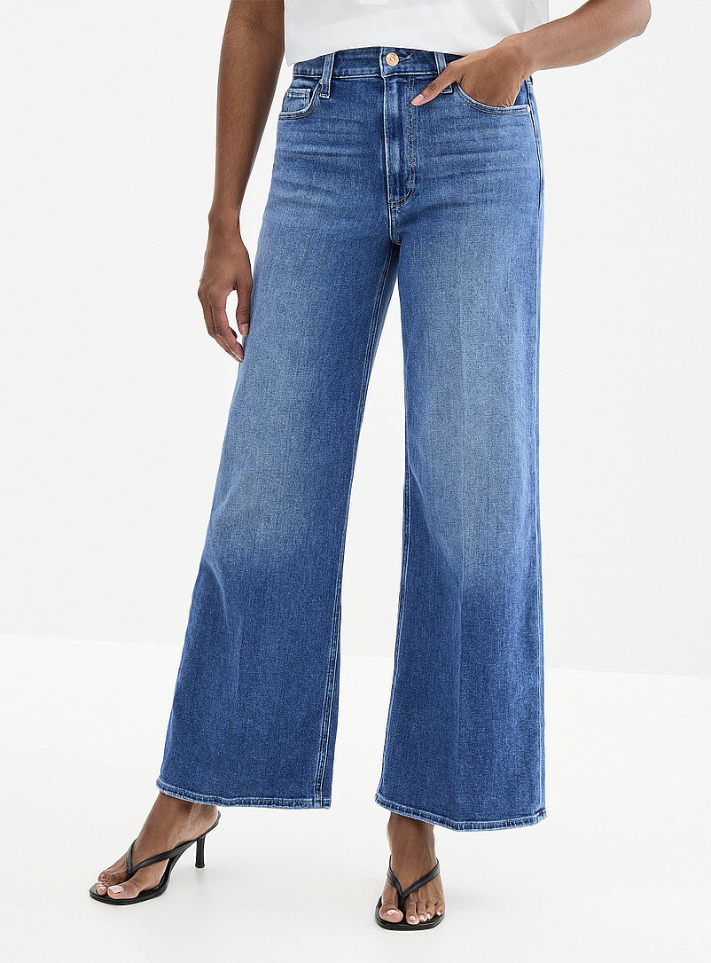 Anessa medium-indigo jean Fit: Wide leg, high rise product image 2
