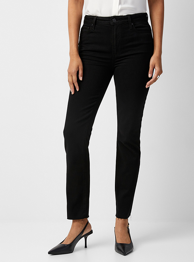 Cindy black jean Fit: Straight leg, high rise product image 2