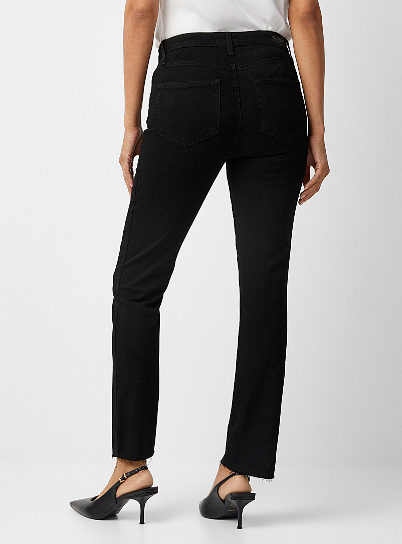 Cindy black jean Fit: Straight leg, high rise product image 3