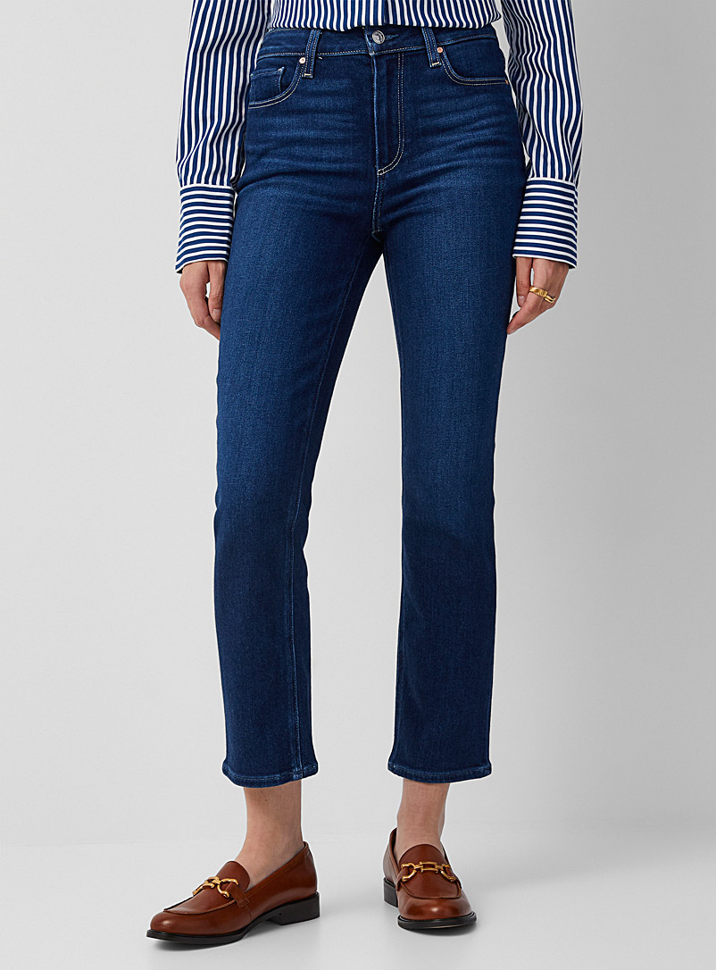 Cindy dark blue jean Fit: Straight leg, high rise product image 2