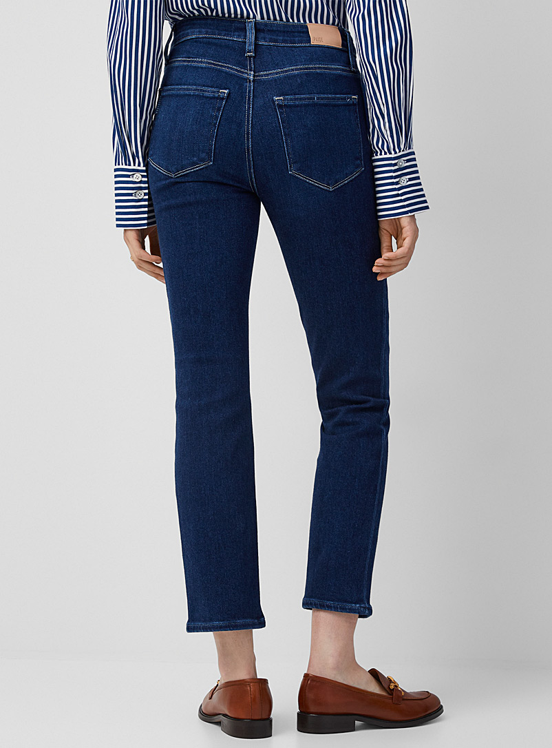 Cindy dark blue jean Fit: Straight leg, high rise product image 3