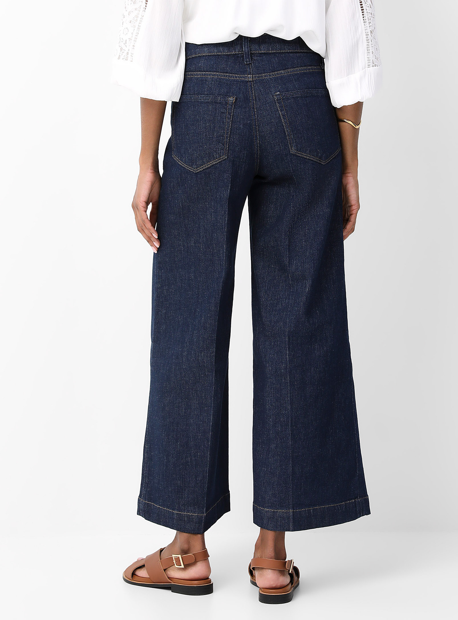 Paige - Le jean large Harper poches plaquées