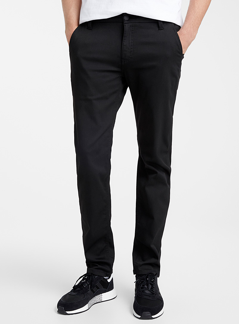 DUER Black Performance chinos Slim fit for men