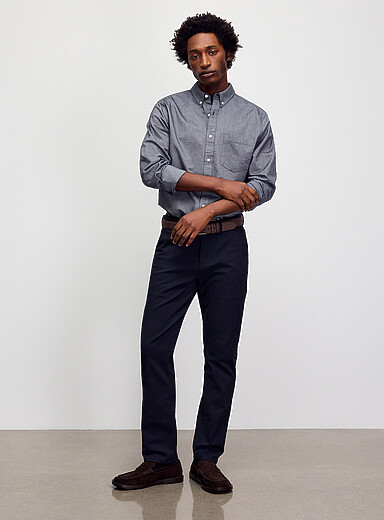 DUER Oxford NuStretch pant <b>Slim fit</b> for men