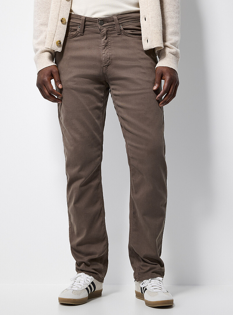 DUER: Le pantalon 5 poches No Sweat <b>Coupe droite</b> Bleu marine - Bleu nuit pour homme