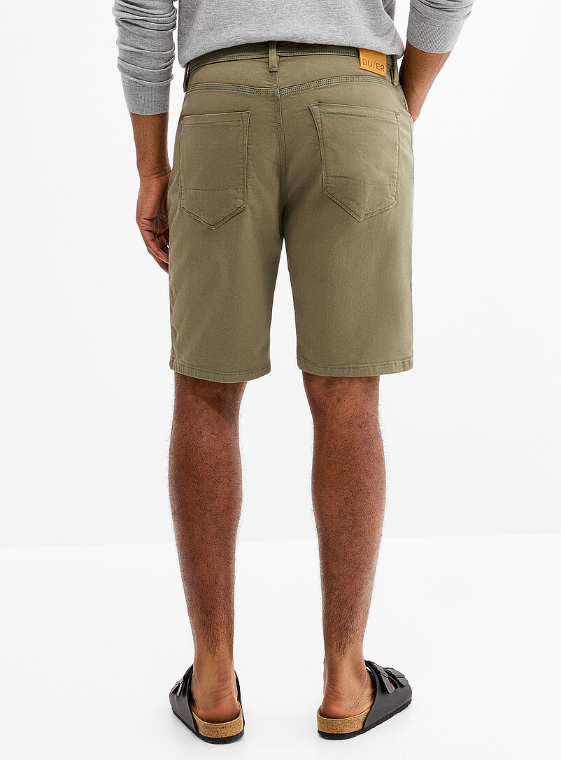 DUER Black No Sweat Bermudas for men