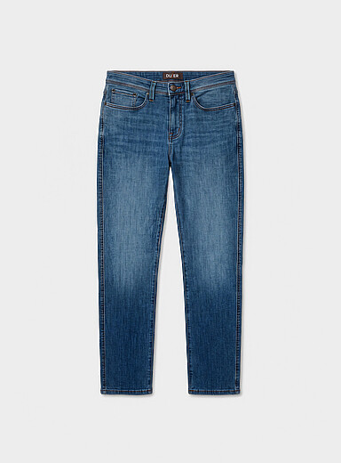 Le jean Performance bleu moyen <b>Coupe droite &eacute;troite</b>