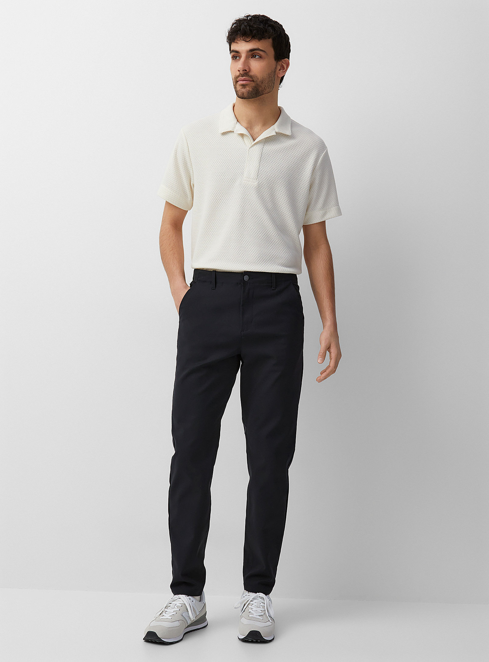 Duer Flex Stretch Pant Tapered Fit In Black