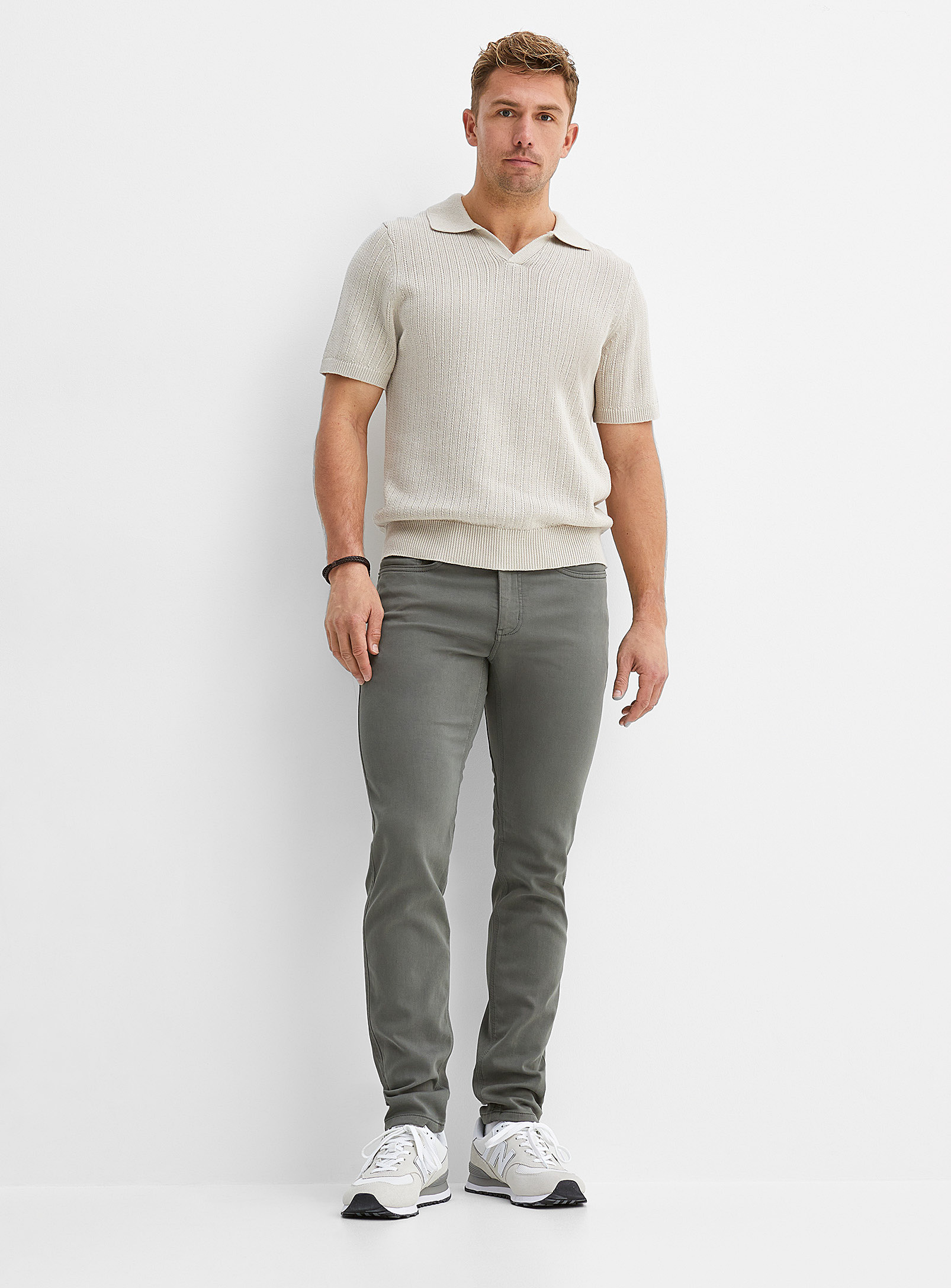 Duer No Sweat 5-pocket Pant Slim Fit In Charcoal
