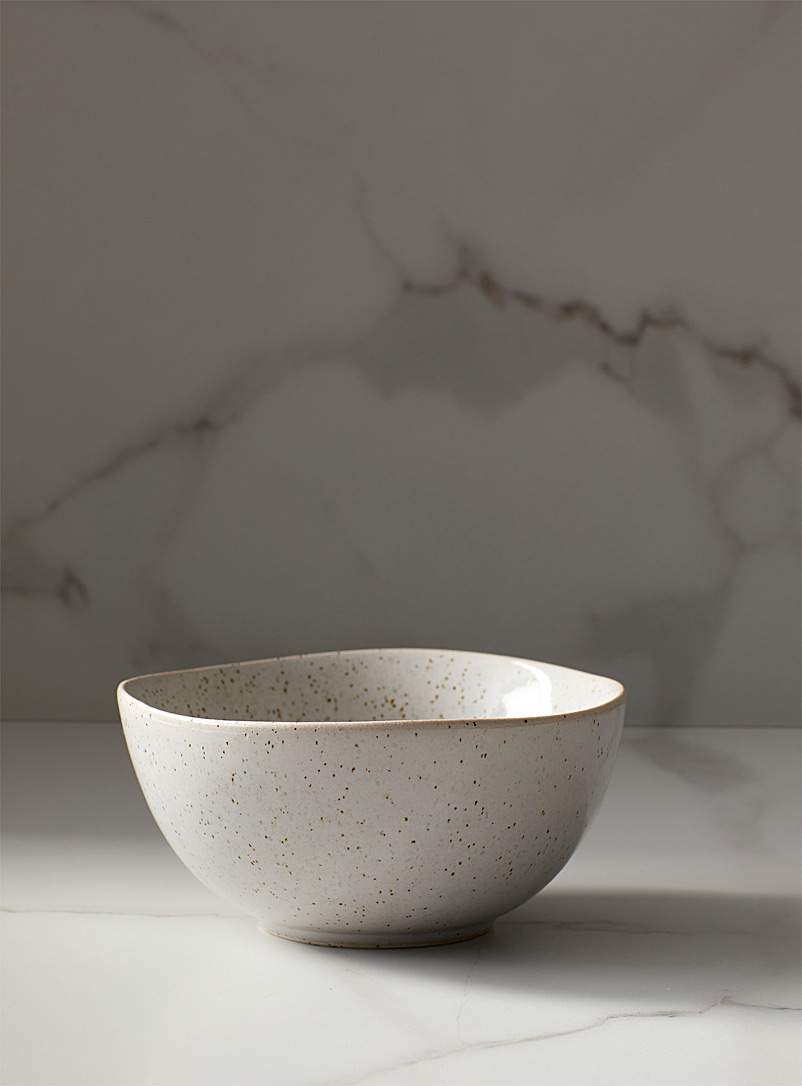 Ladelle Patterned Grey Artisanal touch porcelain bowl