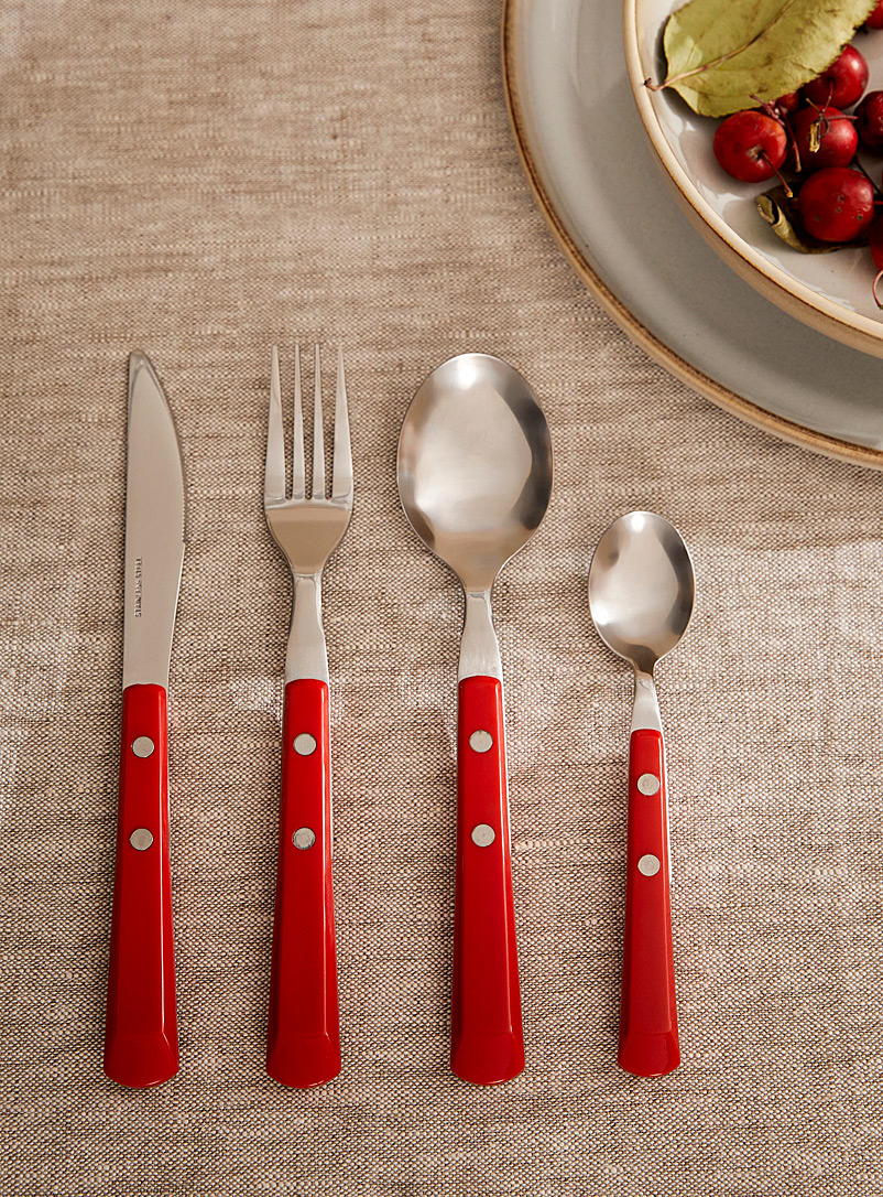 Simons Maison Red Modern utensils Set of 16