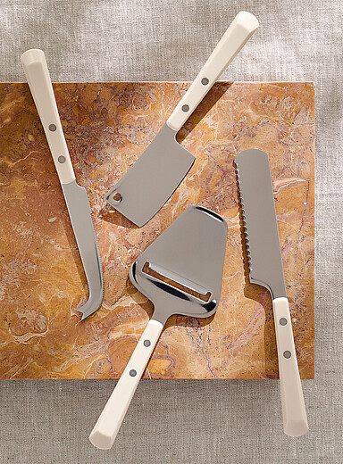 Ivory cheese knife set Set of 4