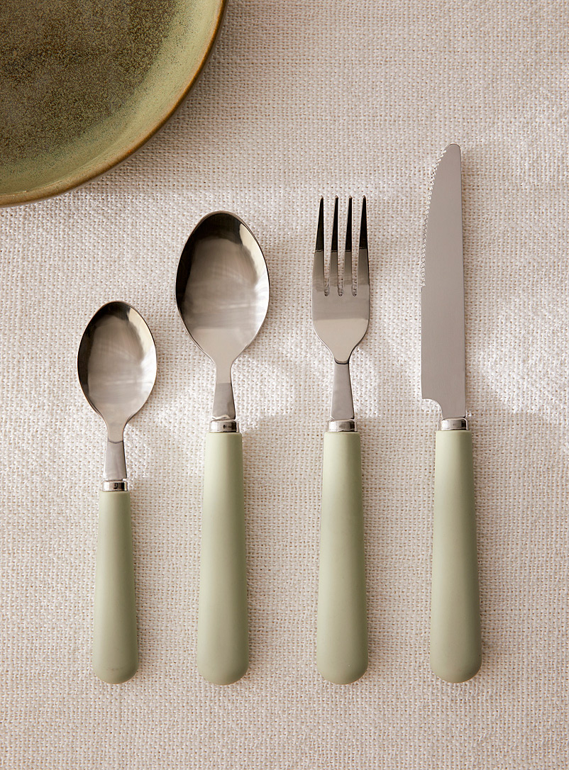 Simons Maison Lime Green Matte finish utensils 16-piece set