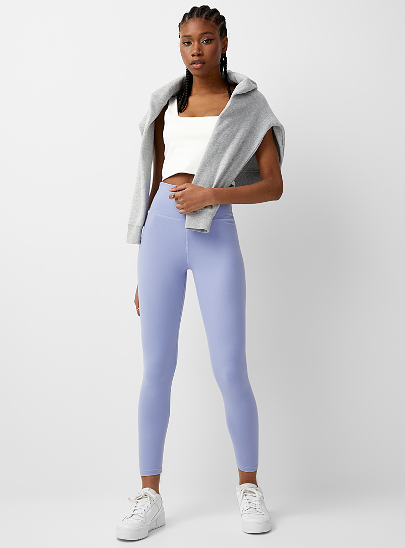 Twik Slate Blue Stretch nylon legging for women