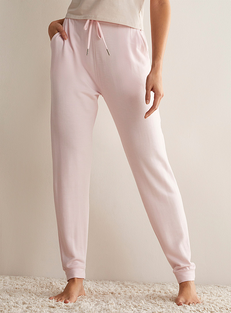Miiyu Pink Supremely soft modal joggers for women