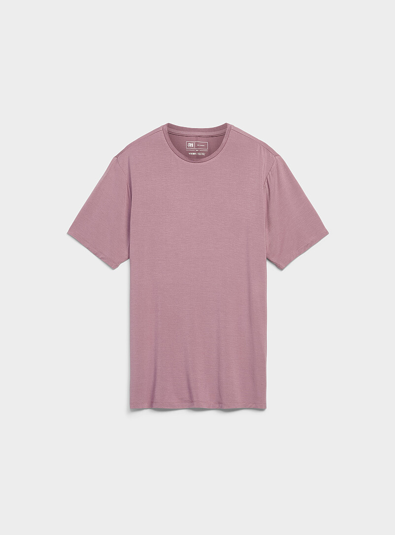 Le 31: Le t-shirt modal TENCEL<sup>MC</sup> uni Vert bouteille - Sapin pour homme