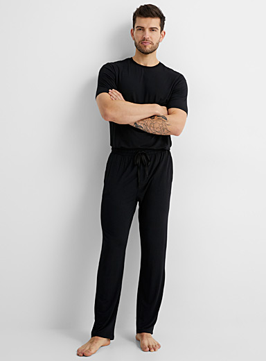 Solid organic cotton lounge T-shirt, Le 31, Shop Men's Pyjamas &  Leisurewear Online