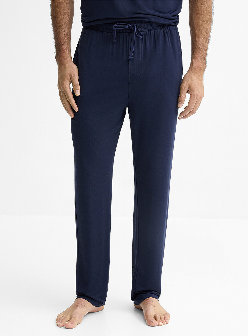 Le 31: Le pantalon pyjama fluide modal TENCEL<sup>MC</sup> Vert bouteille - Sapin pour homme