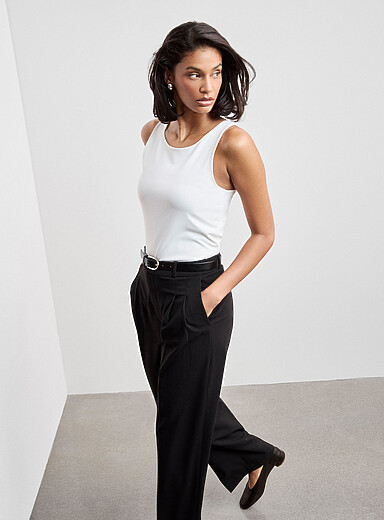 La camisole bretelles larges seconde peau