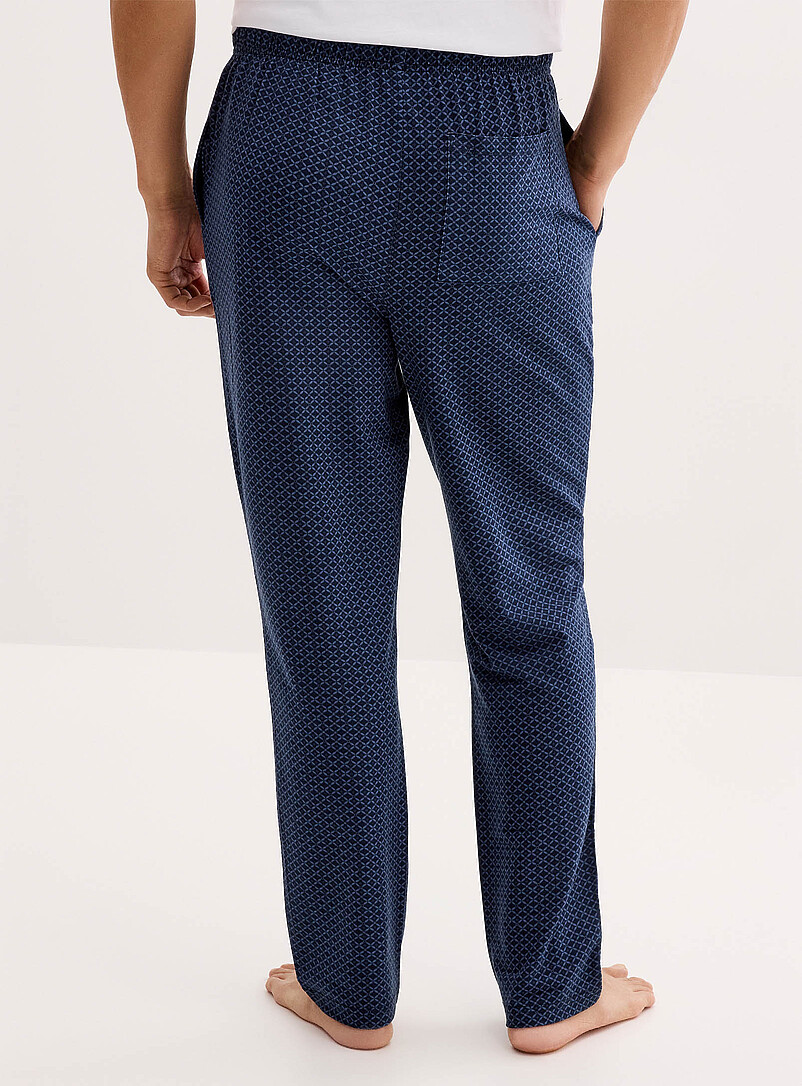 Le 31: Le pantalon pyjama modal TENCEL<sup><small>MC</small></sup> &agrave; motif Bleu &agrave; motifs pour homme