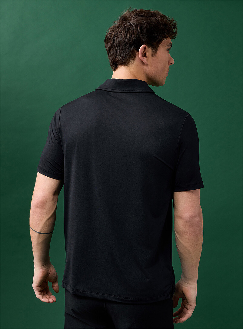 I.FIV5: Le polo de golf couleur unie Orange pour homme