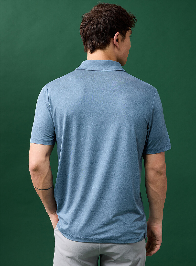 I.FIV5: Le polo de golf couleur unie Orange pour homme