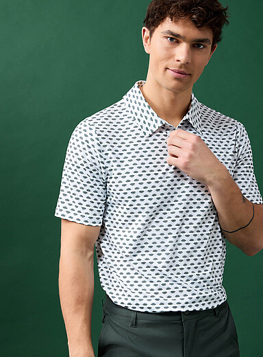 Le polo de golf petits motifs