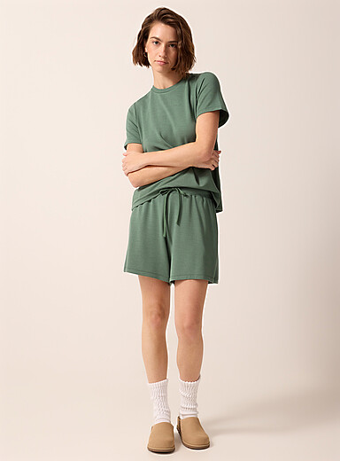 Soft brushed underside T-shirt