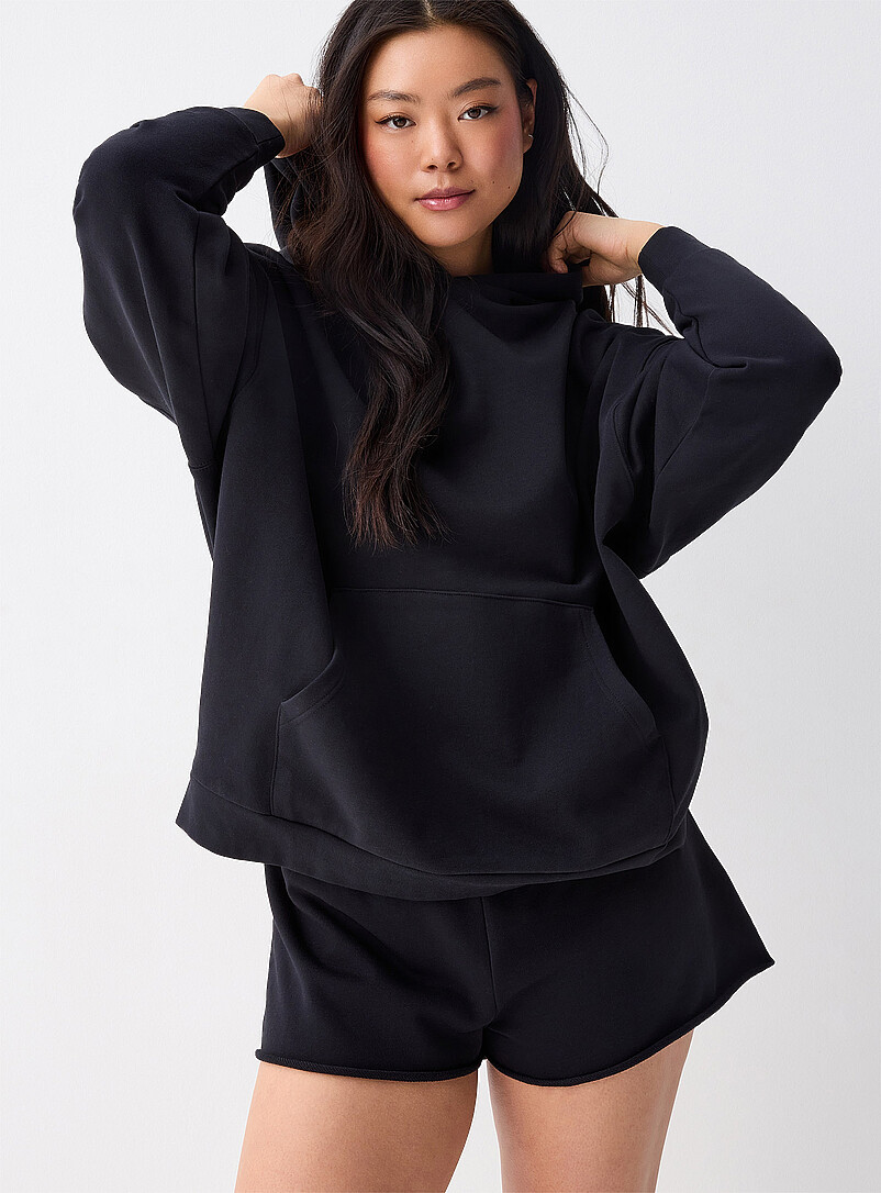 Terry-Lined Fleece Mini Short