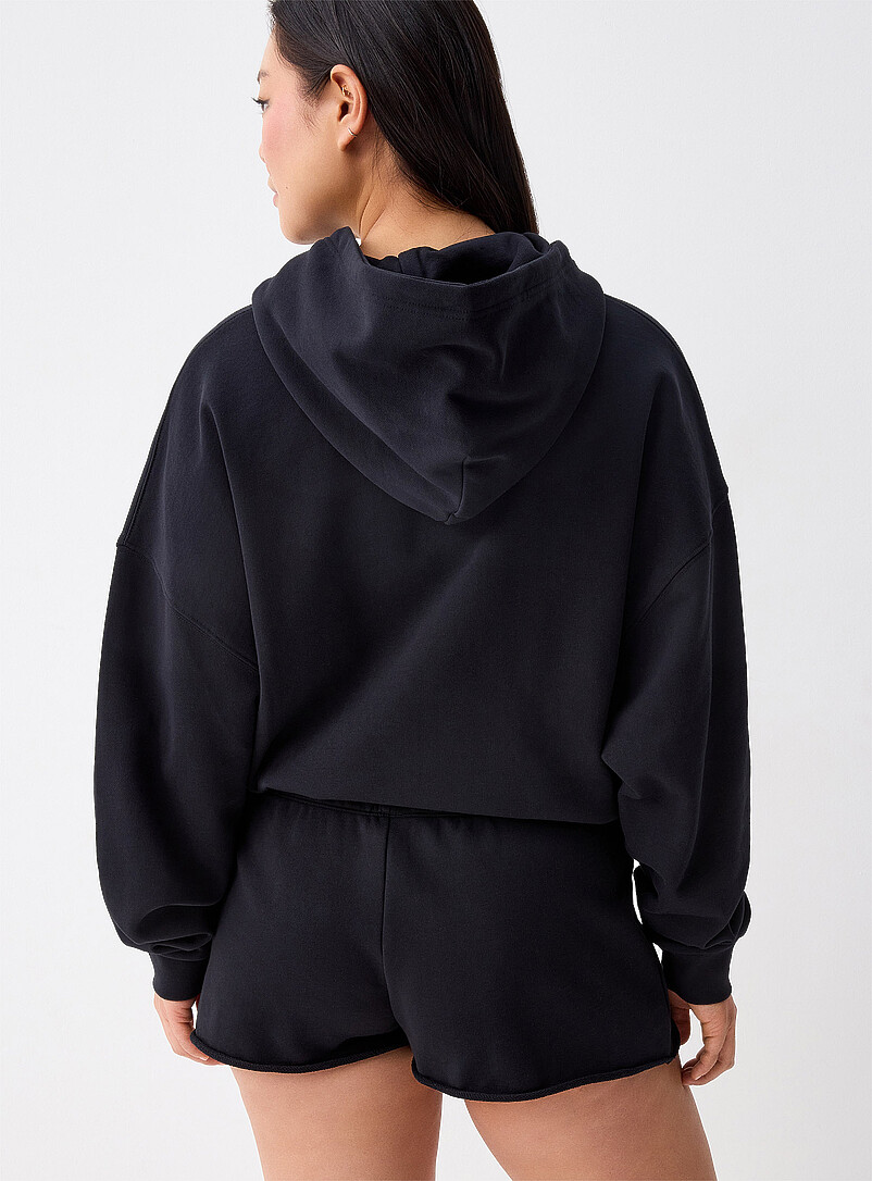 Terry-lined fleece mini short product image 3