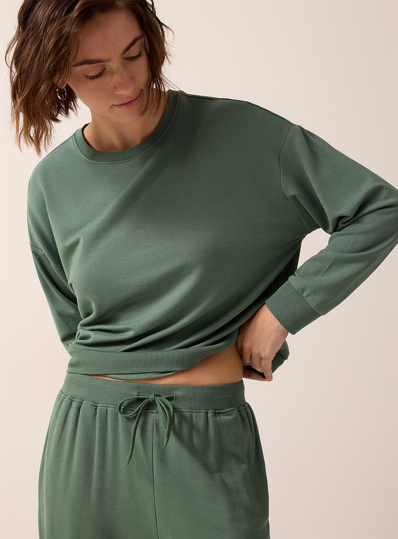 Brushed underside supple sweatshirt product image (primary)