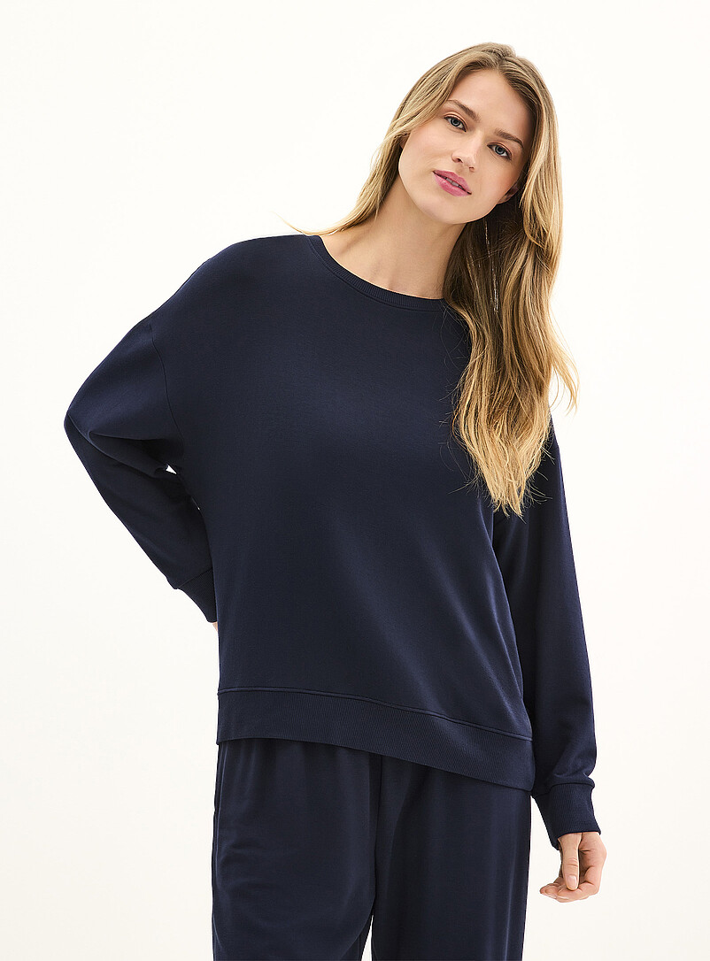 Brushed Underside Supple Sweatshirt