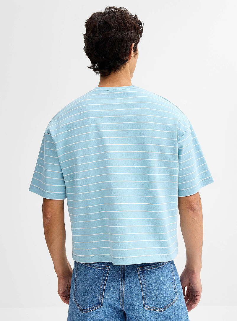 Striped thick jersey T-shirt Oversized fit product image 2
