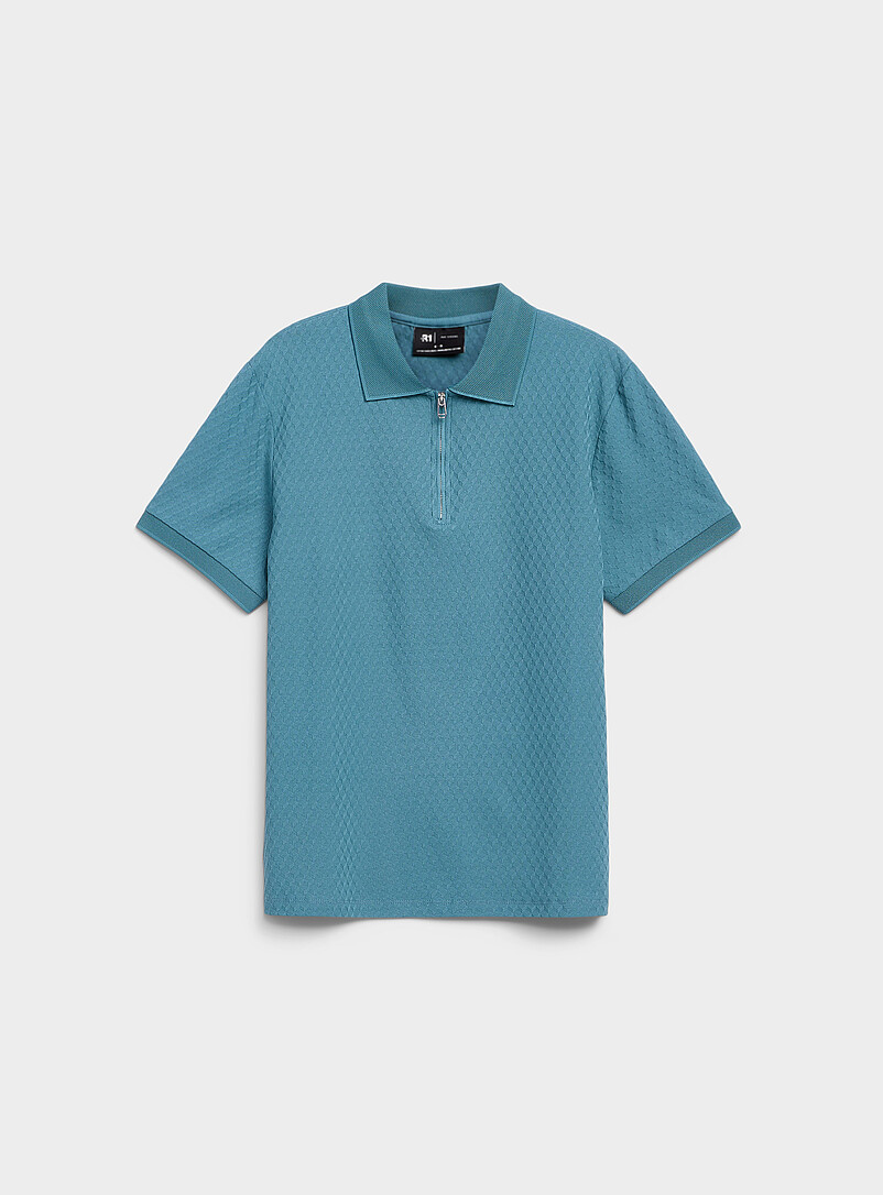 Geometric Jacquard Polo