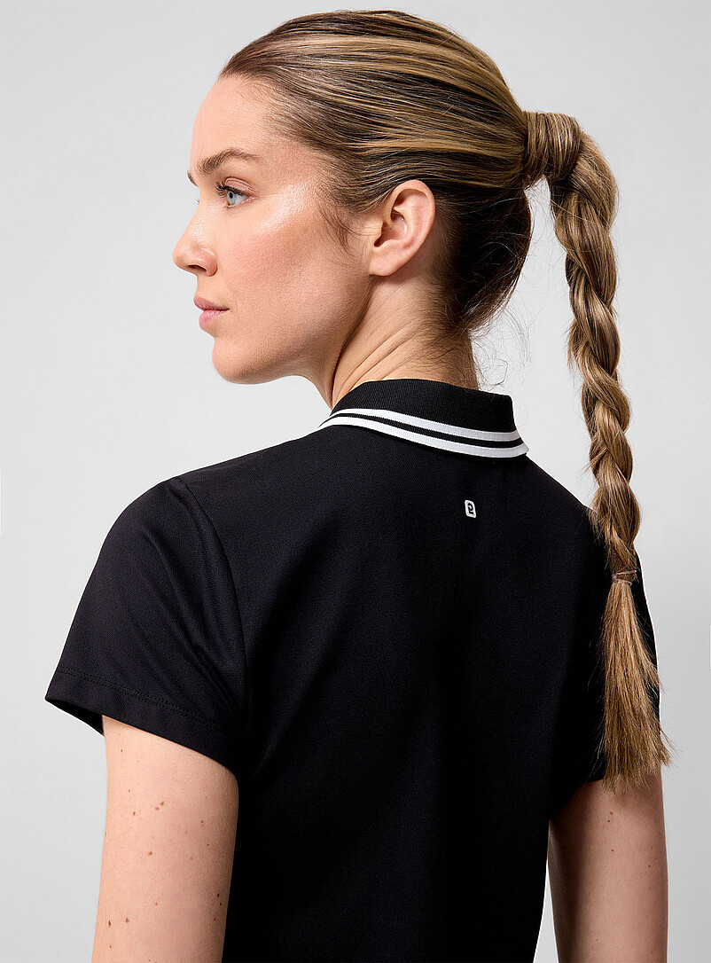 Zipped striped collar golf dress product image 2