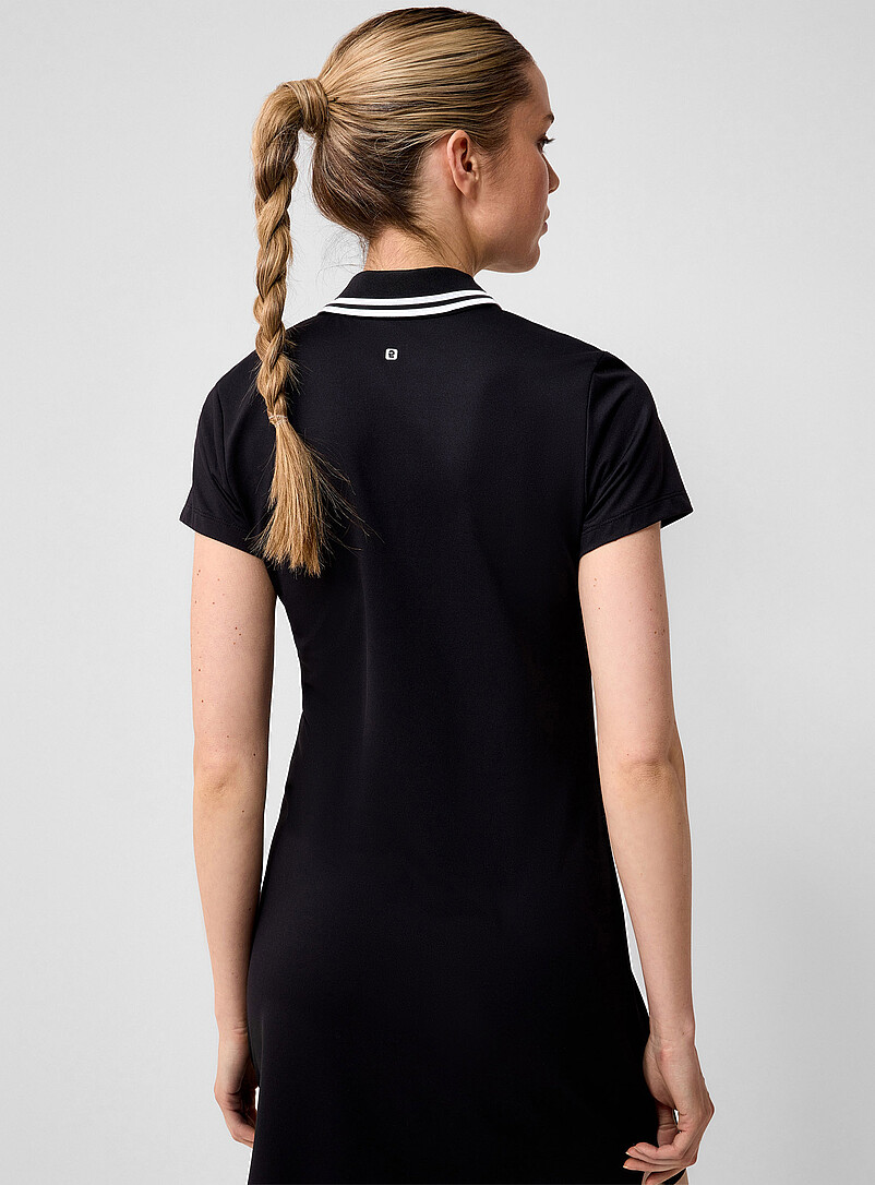 Zipped striped collar golf dress product image 3