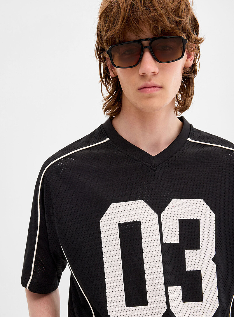 Number trim football jersey product image 2