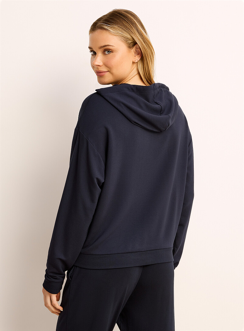 Supple brushed underside hooded jacket product image 2