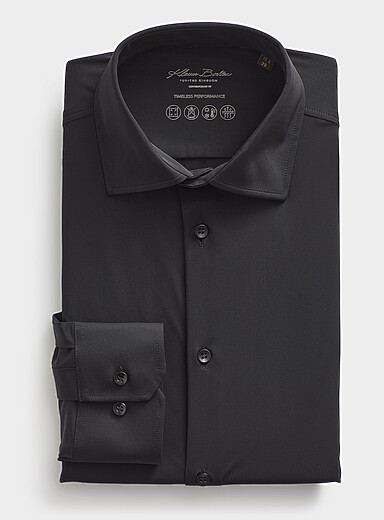 La chemise ultra-extensible monochrome <b>Coupe confort</b>