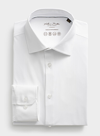 La chemise ultra-extensible monochrome <b>Coupe confort</b>