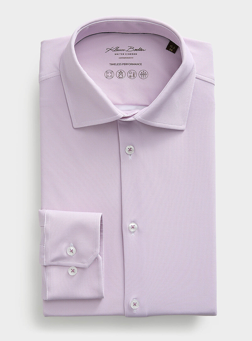 Fluid Two-Tone Twill Performance Shirt Comfort Fit