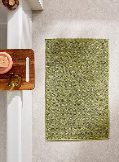 Tapis De Bain En Forme De Citron - Imitation Cachemire - 50x80 Cm - Absorbant Et Antidérapant - 4