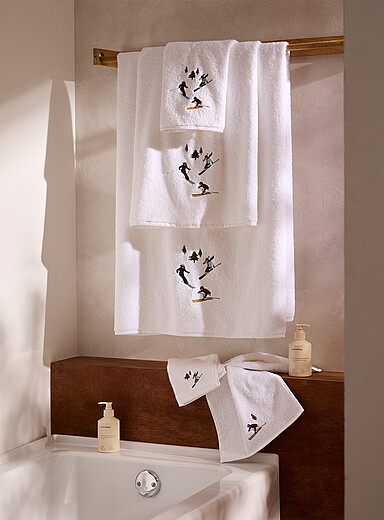 Alpine ski Turkish cotton towels