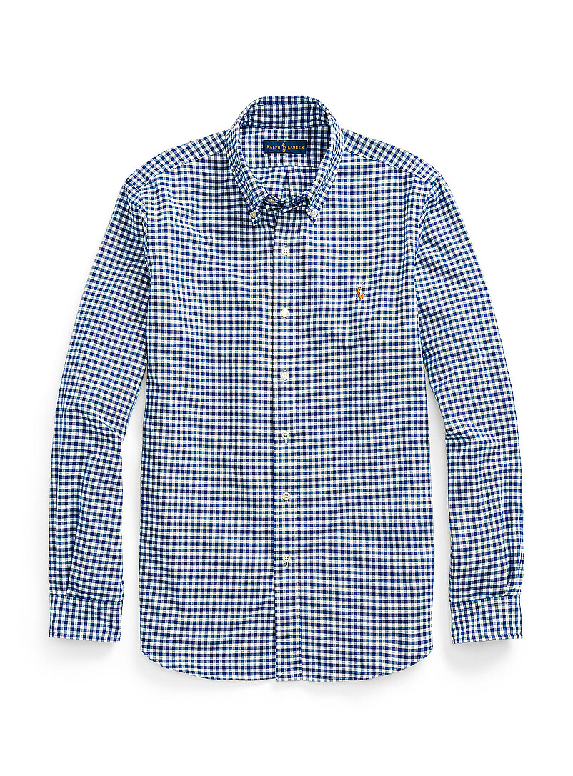 Polo Ralph Lauren White Polo Oxford shirt <b>Comfort fit</b> for men