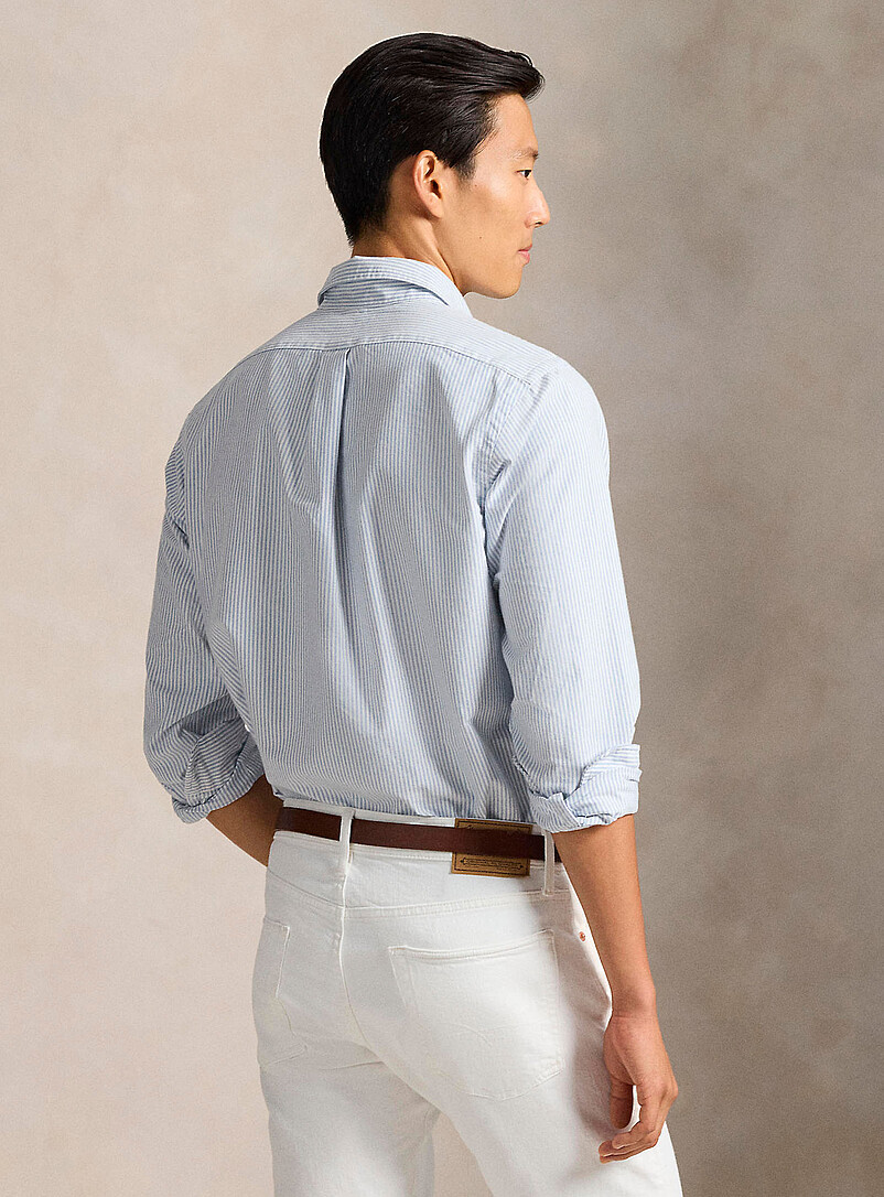 Polo Ralph Lauren White Polo Oxford shirt <b>Comfort fit</b> for men