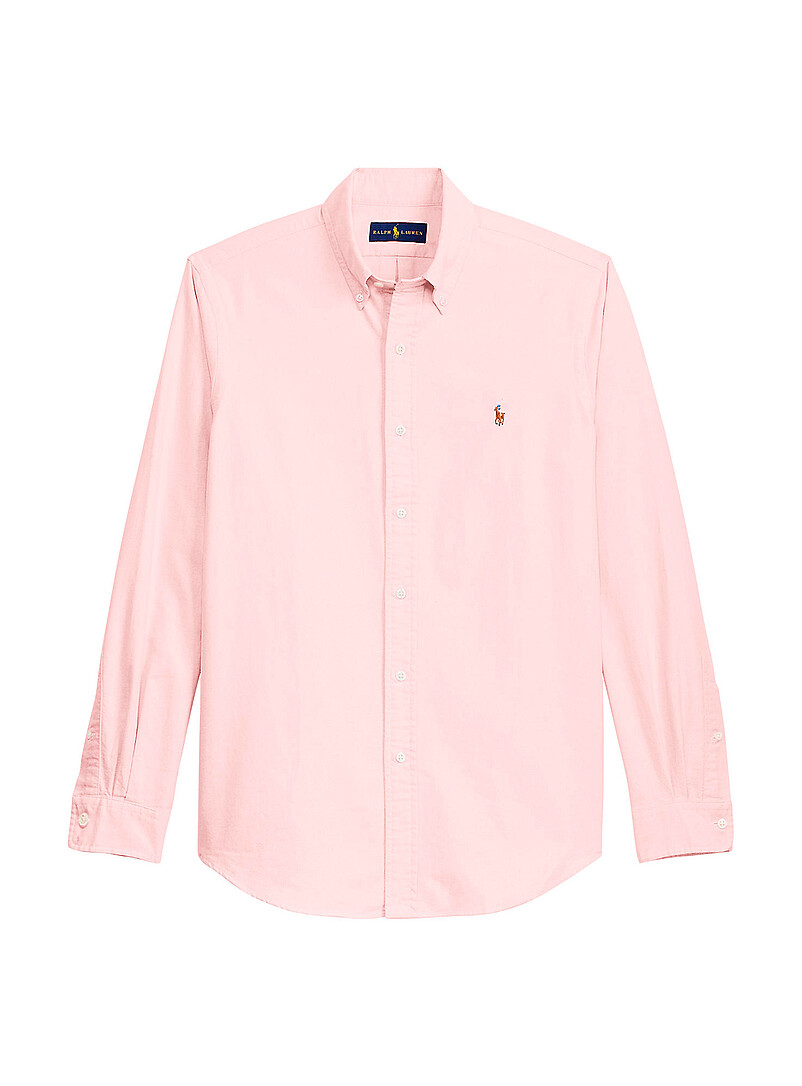 Polo Ralph Lauren: La chemise oxford Polo <b>Coupe confort</b> Bleu p&acirc;le - Bleu ciel pour homme